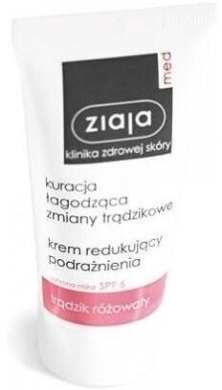 ZIAJA MED Kuracja łagodząca trądzik różowaty Krem redukujący podrażnienia 50 ml