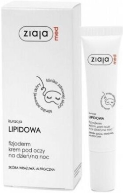 ZIAJA MED Kuracja lipidowa fizjoderm Krem pod oczy na dzień/na noc 15 ml