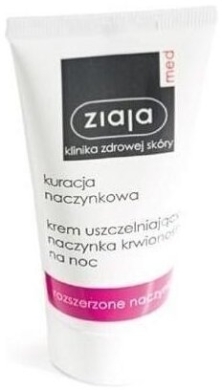 ZIAJA MED Kuracja naczynkowa Krem uszczelniający naczynka na noc 50 ml