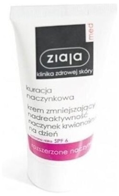 ZIAJA MED Kuracja naczynkowa Krem zmniejszający nadreaktywność naczynek na dzień 50 ml
