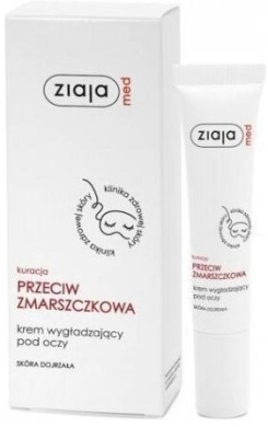 ZIAJA MED Kuracja przeciwzmarszczkowa Krem wygładzający pod oczy 15 ml