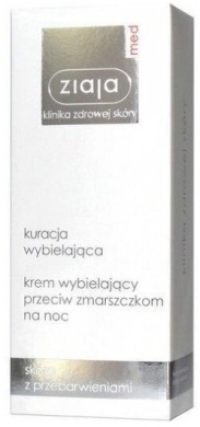 ZIAJA MED Kuracja wybielająca Krem przeciwzmarszczkowy na noc 50 ml