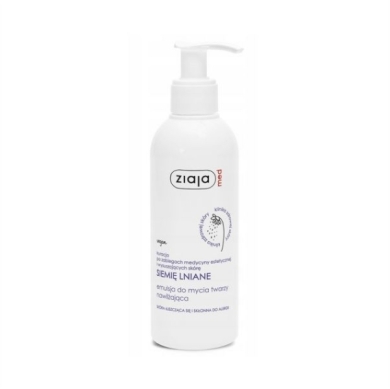 ZIAJA MED SIEMIĘ LNIANE Emulsja do mycia twarzy 190 ml