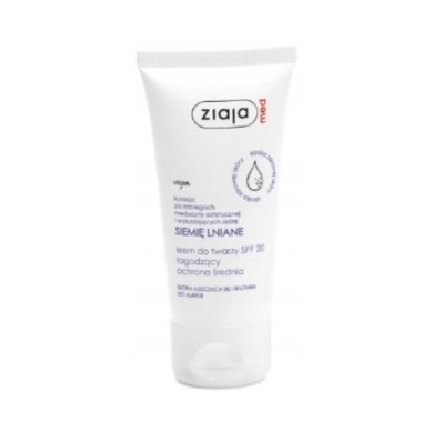 ZIAJA MED SIEMIĘ LNIANE Krem do twarzy SPF20 50 ml