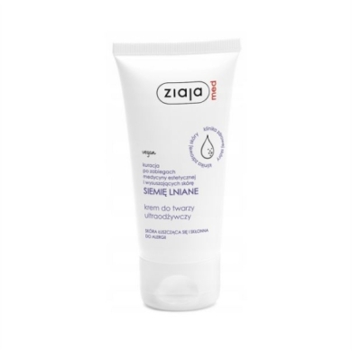 ZIAJA MED SIEMIĘ LNIANE Krem do twarzy ultraodżywczy 50 ml