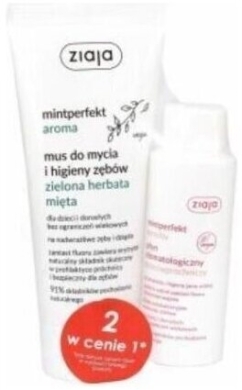 ZIAJA MINTPERFEKT Aroma perlit do mycia i higieny zębów + płyn stomatologiczny