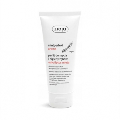 ZIAJA Mintperfekt aroma Perlit do mycia i higieny zębów Eukaliptus mięta 100 ml