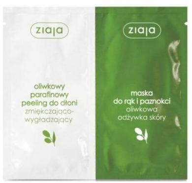 ZIAJA OLIWKOWA Duo-saszetka Peeling + Maska do rąk 2 x 7 ml