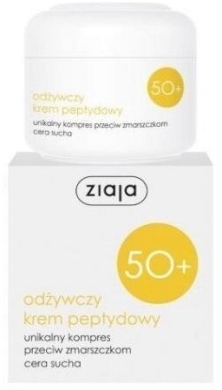 ZIAJA Odżywczy krem peptydowy przeciw zmarszczkom 50+ tłusty 50 ml