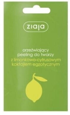 ZIAJA Peeling do twarzy limonkowo - cytrusowy  7 ml