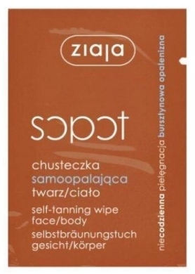 ZIAJA SOPOT Chusteczka samoopalająca 1 sztuka