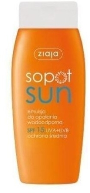 ZIAJA SOPOT SUN Emulsja do opalania SPF 15 150 ml