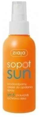ZIAJA SOPOT SUN Olejek do opalania SPF6 w sprayu 125 ml