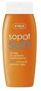 ZIAJA SOPOT SUN SPF6 Emulsja do opalania wodoodporna 150 ml