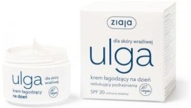 ZIAJA ULGA Krem łagodzący na dzień redukujący podrażnienia SPF20 50 ml
