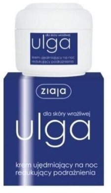ZIAJA ULGA Krem ujędrniający na noc redukujący podrażnienia 50 ml