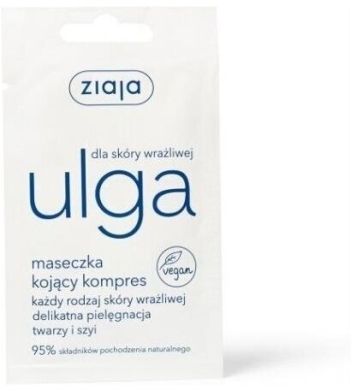 ZIAJA ULGA Maseczka do twarzy kojąca do skóry wrażliwej 7 ml