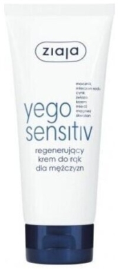 ZIAJA YEGO SENSITIV Regenerujący krem do rąk dla mężczyzn 75 ml