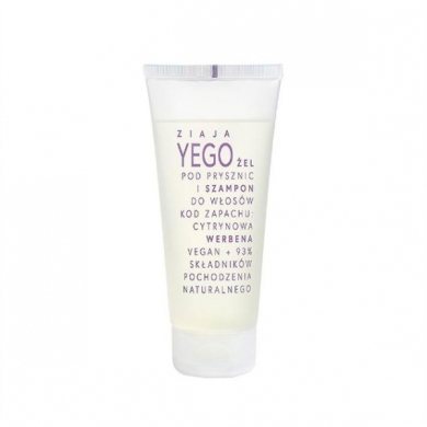 ZIAJA YEGO Żel pod prysznic i szampon do włosów Cytrynowa werbena 200 ml