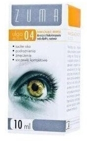ZUMA 0,4% Krople z hialuronianem sodu 10 ml