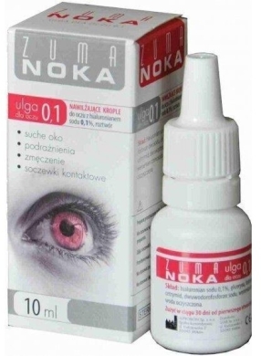 ZUMA NOKA+ 0,1  krople do oczu 10 ml