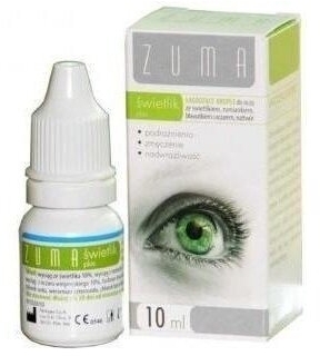 ZUMA ŚWIETLIK PLUS Łagodzące krople do oczu 10 ml