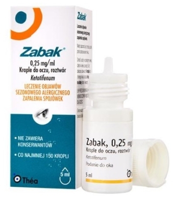 Zabak krople do oczu (butelka) 0,25 mg/ml 5ml