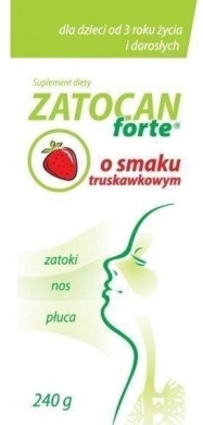 Zatocan Forte smak truskawkowy płyn 240 g