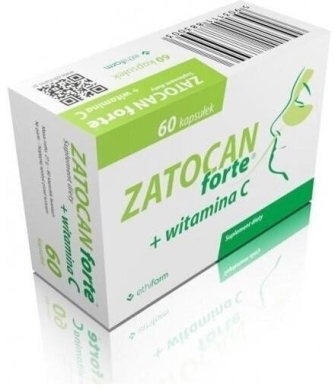 Zatocan Forte + witamina C 60 kapsułek