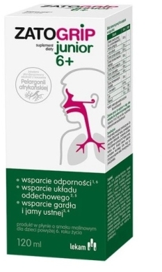 Zatogrip Junior 6+ płyn 120 ml