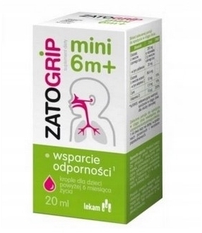 Zatogrip Mini 6m+ Krople dla dzieci 20 ml