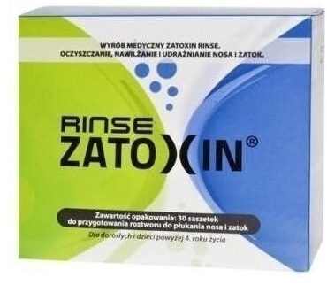Zatoxin Rinse zestaw uzupełniający 30 saszetek