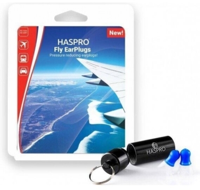 Zatyczki do uszu wielorazowe silikonowe Haspro Fly Universal