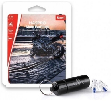 Zatyczki do uszu wielorazowe silikonowe Haspro Moto Universal