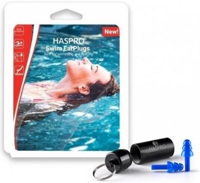 Zatyczki do uszu wielorazowe silikonowe Haspro Swim Universal