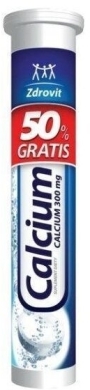 Zdrovit Calcium o smaku cytrynowym 20 tabletek musujących