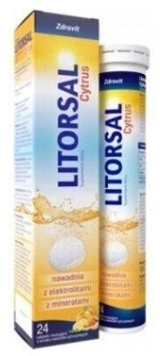 Zdrovit Litorsal Cytrus 24 tabletek musujących