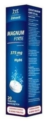 Zdrovit Magnum Forte 375 20 tabletek musujących