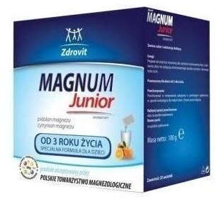 Zdrovit Magnum Junior proszek 20 szaszetek