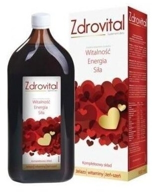 Zdrovital tonik wzmacniający 900 ml
