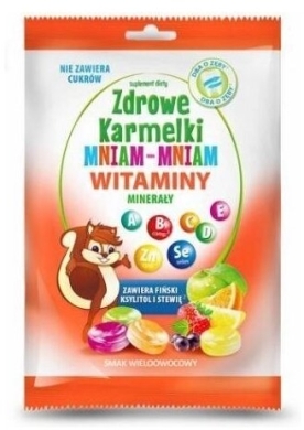Zdrowe Karmelki Mniam-Mniam witaminy i minerały 40 g