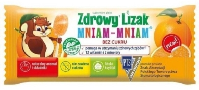 Zdrowy Lizak Mniam-Mniam pomarańcza