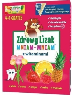 Zdrowy Lizak Mniam-Mniam z witaminami 4 + 1 szuka