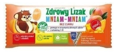 Zdrowy Lizak mniam-mniam o smaku mango