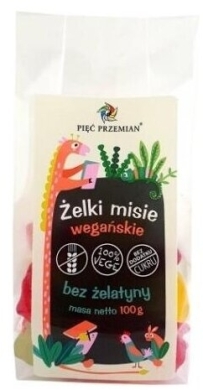 Żelki misie bez cukru wegańskie 100 g