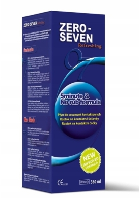 Zero Seven płyn do soczewek 360 ml