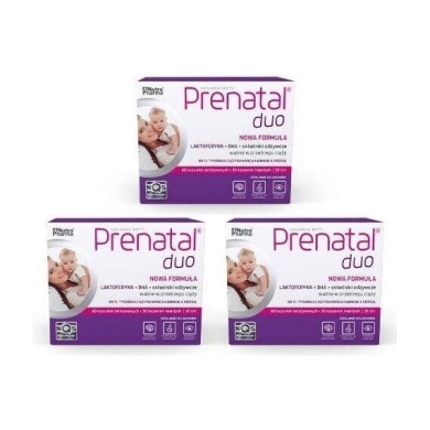 Zestaw 3x Prenatal DUO 30 kapsułek + 60 kapsułek