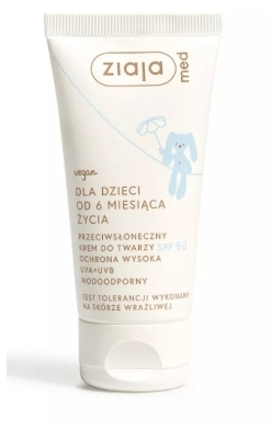 Ziaja med - krem do twarzy SPF 50 dla dzieci 50 ml