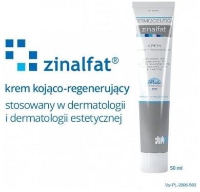 Zinalfat krem kojąco-regenerujący 50 ml