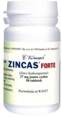 Zincas forte 50 tabletek